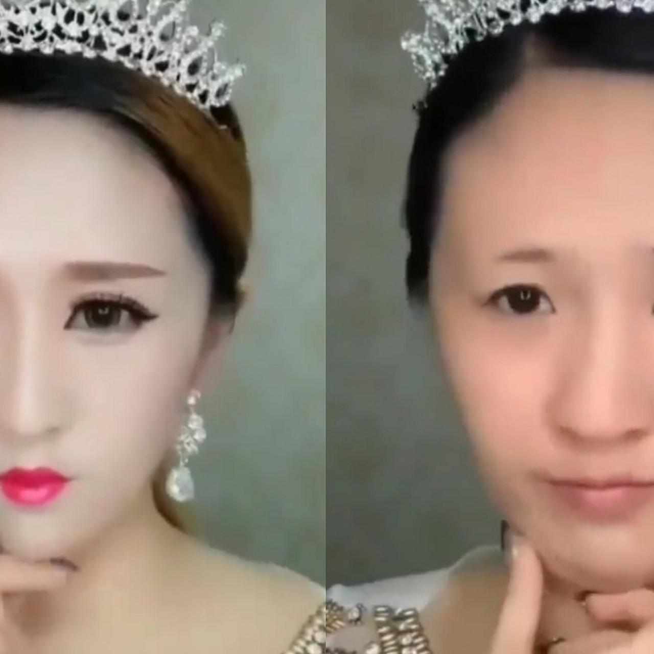 От искусственной кожи до вкладышей в ноздри: как девушки обманывают мужчин  макияжем — видео до и после | WMJ.ru