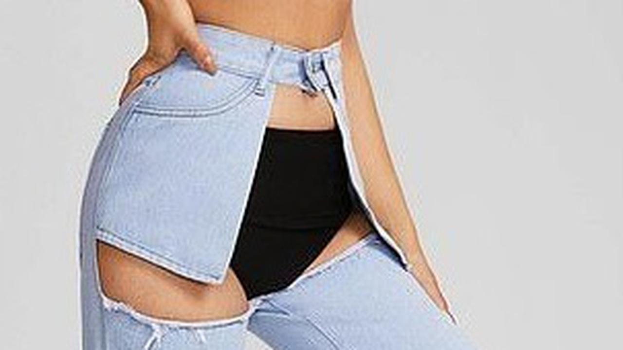 Популярный онлайн магазин высмеяли за джинсы в которых видны трусы