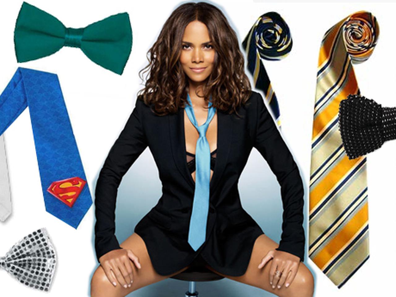 С чем носить бархатный галстук-бабочку женщине